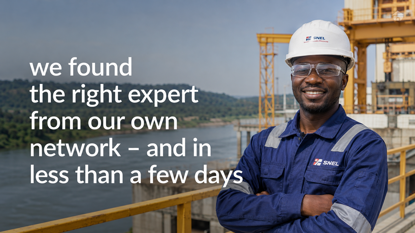 we found the right expert from our own network – and in less than a few days.